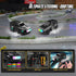 1/64 ANTSIR Mini RC Drift Car for Adults, Desktop Drift Car with Colorful Lights, Desk Remote Control Cars for Race