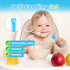 Baby Spoons and Fork Feeding Set - Silicone Chew Spoon for Self Feeding Ages 6 Months Up - 3 Pack