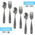 CHILLOUT LIFE Stainless Steel Kids Silverware Set | 6 Pieces Safe Flatware for Children