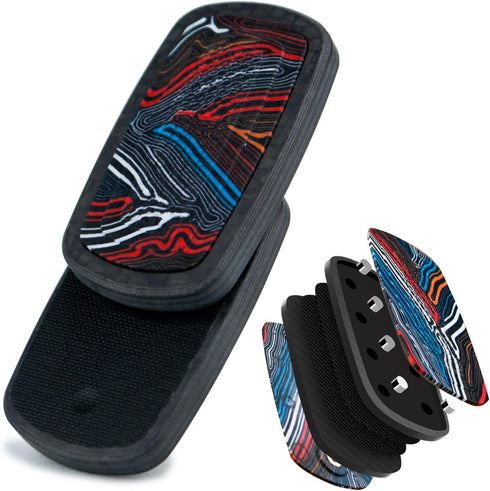 DjuiinoStar Silent Fidget Slider (Carbon Fiber + Glass Fiber), CNC Machined Free-Floating