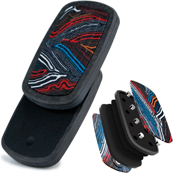 DjuiinoStar Silent Fidget Slider (Carbon Fiber + Glass Fiber), CNC Machined Free-Floating