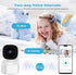 Yuyotrre 3MP 2K Setup, Baby Monitor Wi-Fi Indoor Pan/Tilt Security Camera with Night Vision, Two-Way Audio, Motion