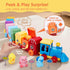 2 3 Old-Counting Set 2-5 Toddler Learning Toys for Year Matching & Sorting Activity Montessori Train with Farm Animals