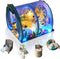 GuDoQi DIY Miniature Dollhouse Kit, 1:24 Scale, Tiny House with Furniture, Mermaid Princess Gift for Birthday Mother's