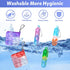 130 Pcs Pop Keychain Party Favors - Mini Fidget Toy Bulk for Birthday, Carnival, Classroom Prizes, Stress Relief Toys