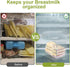 NOENNULL Milk Bag Storage Containers, Breast Milk Storage Containers, Acrylic, Transparent, Removable Breast Milk Bag