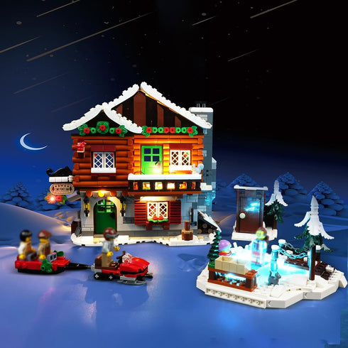 LED Light Kit for Lego Alpine Lodge 10325 Building Set, Creative Lighting Compatible with Lego 10325 - Lights Only