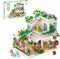 Flower Shop with LED Light Building Blocks Toys 742 Pieces Girl's Favorite