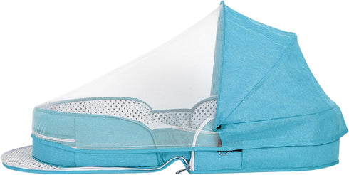 PGONEEE 2-1 Baby Travel Bassinet Portable Bassinets, Foldable Carry Bag Bassinet Travel Crib, Lightweight Baby Lounger