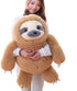 Winsterch Giant Stuffed Sloth Toy for Kids, 27.5 inches Large Plush Animal for Birthday Christmas Valentine's