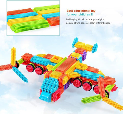 100 Set Teytoy Pcs Bristle Shape Building Blocks Toy for toddlers Kids