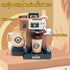 Jomifin Playset 41 Pretend Play Coffee Shop PCS with Coffee Maker Machine, Sound Cash Register and Dessert Bakery