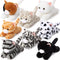 Libima 8 Pcs Cat Stuffed Animals Bulk - 8 Inch Plush Kittens, Party Favors, Birthday Gifts