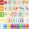 ZazzyKid Flash Cards for Toddlers - 54 Double Sides Flashcards for Alphabets, Numbers, Colors, Shapes