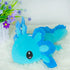 14" Axolotl Plush Toy, Salamander Stuffed Animal, Gifts for Boys Girls Birthday Christmas (Blue+Black)