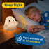 Color-Changing/30-Min Rechargeable Night Light for Kids - Silicone Lamp with Touch Sensor for Kids Room - LED Squishy