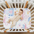 Gravopti 39X27 Inch Little Princess with Castle Crib Sheets for Girls and Boys, Soft Breathable Cotton Crib Sheets