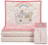4 Set EVERYDAY KIDS Precious Moments Noahs Ark Pc Crib Bedding for Girls Nursery Includes Baby Bed Quilt, Fitted Sheet