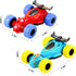3-4 Cars,2 360 3 Toddler Monster Truck Toys,Dinosaur Toys for Ages Friction Spin Stunt Race PCS Push and Go Baby Toy
