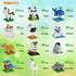 FUN LITTLE TOYS Mini Animals Building Blocks Sets - 12 Boxes for Goodie Bags, Birthday Gifts, Party Favors for Kids