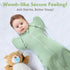 0-3 2 Pack Summer 3-Way 2-Way Baby Swaddle Sleep Sacks Months for Soft Cotton Transitional Swaddling Sleeping Bag