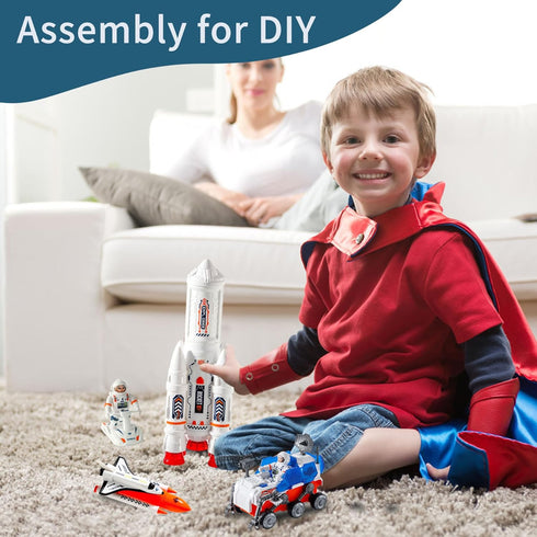 Set 4-5 6-8 Family1) Wbzle Educational & Interactive Rockets for Kids | STEM Space Kids | Space Launch for Toddler Toys
