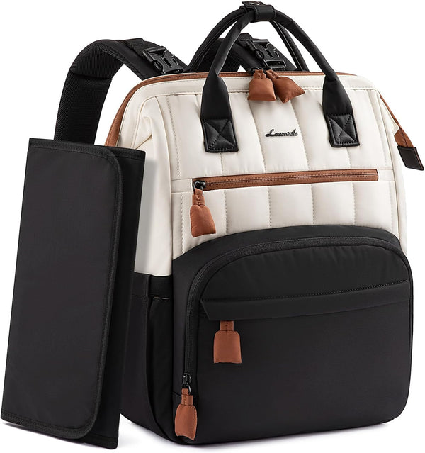 LOVEVOOK Puffer Diaper Backpack, Lightweight Baby Bag with Changing Pad, Diaper Bag