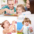 Kids Musical Instruments Set, 12 Pcs Wooden Percussion Toys Tambourine Xylophone for Preschool Education Gift
