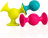 Fat Brain Toys pipSquigz, Sensory Baby Toys 6 Months Plus, Rattle Suction