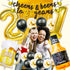 21st Birthday Decorations for Him, 40 Inch Gold 21 Number Balloons, Cheers to 21 Years Banner, Fringe Curtains and Cups
