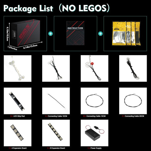 LED Light Kit for Lego Mars Crew Exploration Rover 42180, Creative Lighting Set Accessories (No Models)