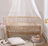 SiinvdaBZX Satin Crib Sheets for Baby Hair - Silky Soft Beige Fitted Sheets for Standard Crib and Toddler Mattress, 28