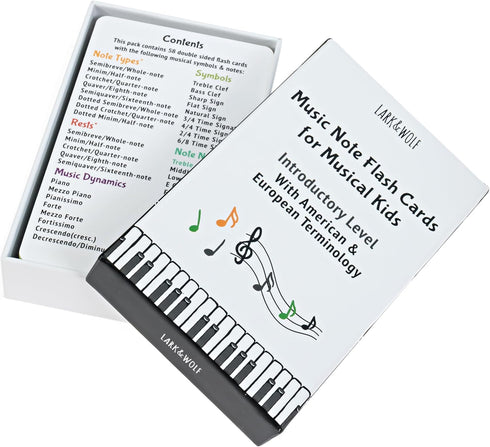 Lark & Wolf Learn to Read Music Flash Cards