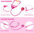 Liberry Doctor Kit for Toddlers 3-5 Years Old, 18-Piece Doctor Bag Pretend Play Toys, Durable Medical Kit with Toy Stethoscope, Pink Doctor Gift for Girls