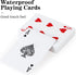 Plastic Playing Cards Waterproof Playing Cards 2 Pack,Decks of Poker Cards Set for Adults,Poker Size Regular Index,Suitable for Various Cards Games,Bridge,Pinochle,Cartas