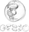 Gowing Wearable Breast Pump Replacement Parts, Milk Collector Cup Accessories, Compatible with TSRETE