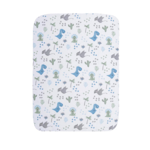 12 Pack EVERYDAY KIDS Burp Cloths for Baby Boy; Newborn Essential with - Large Absorbent Cotton Flannel Blue/Green