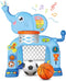 SpringFlower Toddler Basketball Hoop & Soccer Goal Activity Center Toys with Light