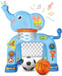 SpringFlower Toddler Basketball Hoop & Soccer Goal Activity Center Toys with Light