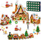 INSOON Advent Calendar 2025 Gingerbread House Mini Building Set with Light, 24