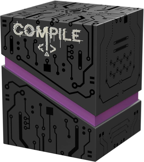Greater Than Games: Compile: Main 1 - Area Control Strategy Card Game for 2 Players, Competing AI, Ages 14+, 20 Min