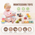 6 18 8 1 Set, LUCKFUTURE Baby Toys to Months, in Montessori Toy Educational Learning Toy for Toddlers Babies Sensory