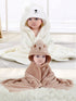 Hooded Baby Towels, 2 Packs Premium Soft Baby Bath Towels with Hood