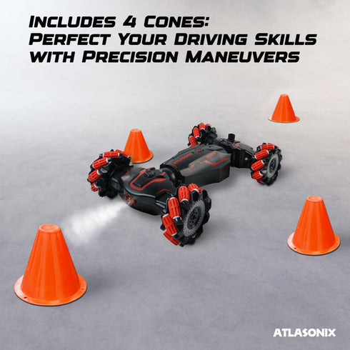 Gesture Controlled RC Car, Wireless 4WD Hand Remote Sensing Stunt Vehicle, Cool Toy for Boys Girls, High-Speed