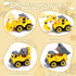 Set, 2.2lbs 4 3-8 OENUX Play Sand Construction Beach Building Castle Kit w/ Play Sand, Take Apart Construction Trucks