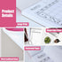 Bunco Score Sheets, 100 Large Print Single Side Sheets with Perforation for Bunco Game Kit and Party Supplies