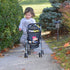 Denim Baby Doll Stroller with Hood and Basket
