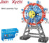 Jixin Xyzhi Sets Sets 8-16 Building STEM Assembly Metal Toys Ferris Wheel Model Kit Engineering Building kit for Adults