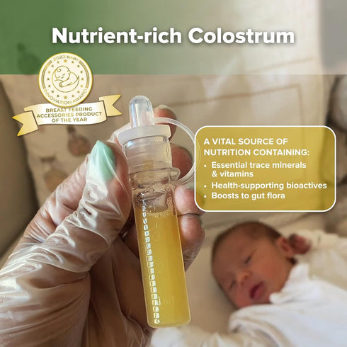 Haakaa Silicone Colostrum Collectors Set with Clear PP Storage Case, 4 ml, 6 PK