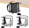 2 Pcs Desk Cup Holders, Anti-Spill Clamp-on Drink Mounts for Table, Adjustable